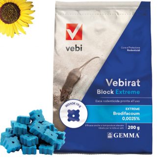 Vebirat Block Extreme τρωκτικοκτόνο 200gr