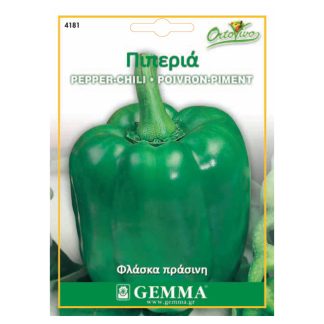 Πιπεριά φλάσκα πράσινη · Green bell pepper